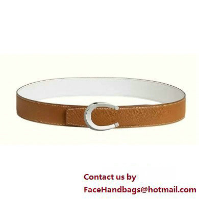 Hermes Luck belt buckle & Reversible leather strap 38 mm 07 2023